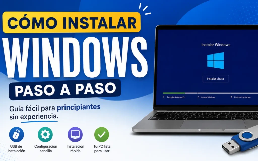 Como instalar windows paso a paso