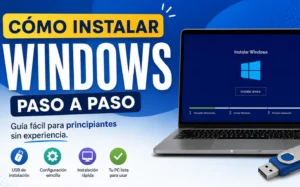 Como instalar windows paso a paso