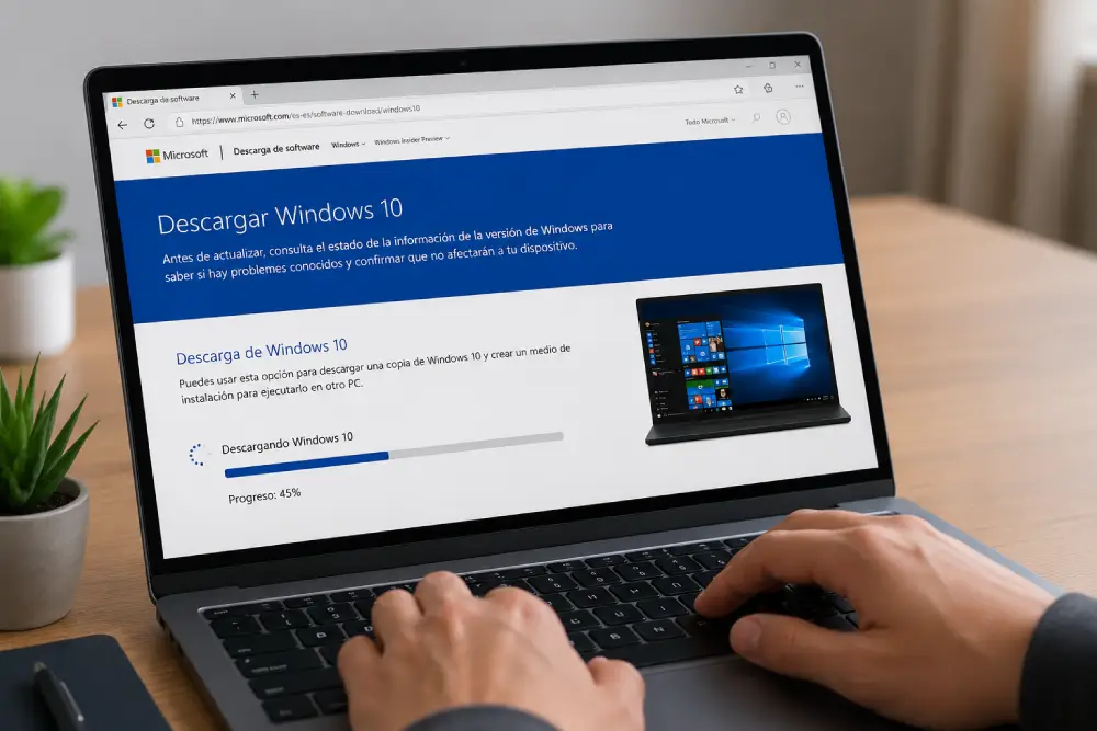 Descargando windows